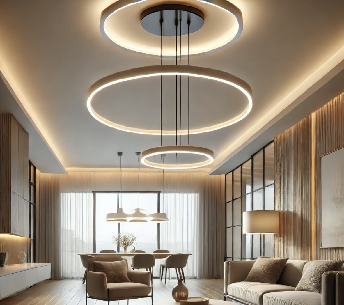 LED Avize Modelleriyle Evinizin Her Odasında Aydınlatma Şıklığı