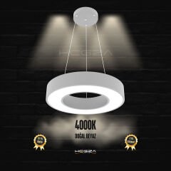 ANELLO - Modern Sarkıt LED Avize Gri Kasa - 4000K - Gün Işığı - 40 cm