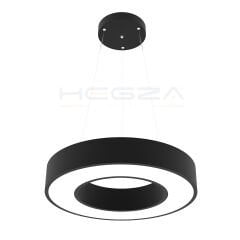 ANELLO - Modern Sarkıt LED Avize Siyah Kasa - 3000K - Sarı Işık - 40 cm