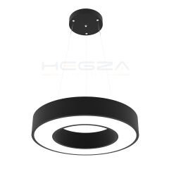 ANELLO - Modern Sarkıt LED Avize Siyah Kasa - 6500K - Beyaz Işık - 40 cm