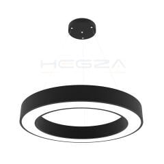 ANELLO - Modern Sarkıt LED Avize Siyah Kasa - 4000K - Gün Işığı - 60 cm
