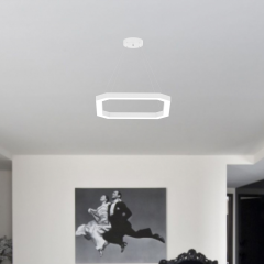 BAGEL - Modern LED Avize Beyaz Kasa - 3000K - Sarı Işık