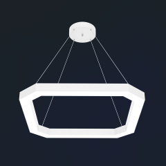 BAGEL - Modern LED Avize Beyaz Kasa - 6500K - Beyaz Işık