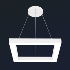 QUATTRO - Modern LED Avize Gri Kasa - 4000K - Gün Işığı