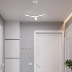 TRES - Modern LED Avize Gri Kasa - 4000K - Gün Işığı