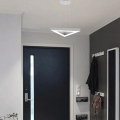 TRIAN - Modern LED Avize Beyaz Kasa - 6500K - Beyaz Işık