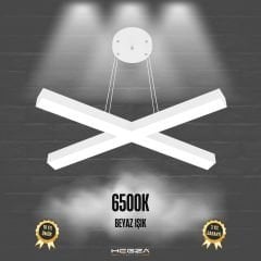 PAPILLON - Modern LED Avize Beyaz Kasa - 6500K - Beyaz Işık