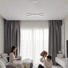 PAPILLON - Modern LED Avize Gri Kasa - 4000K - Gün Işığı