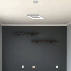 ROMBO - Modern LED Avize Gri Kasa - 6500K - Beyaz Işık