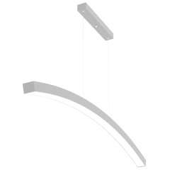 LUNA - Modern LED Avize Gri Kasa - 4000K - Gün Işığı