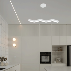 SEGA - Modern LED Avize Beyaz Kasa - 6500K - Beyaz Işık