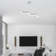 SEGA - Modern LED Avize Gri Kasa - 6500K - Beyaz Işık