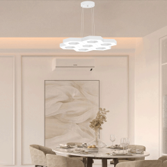 MIELE - Modern LED Avize Beyaz Kasa - 6500K - Beyaz Işık