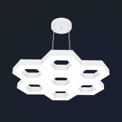 MIELE - Modern LED Avize Beyaz Kasa - 6500K - Beyaz Işık