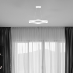 COMETA - Modern LED Avize Siyah Kasa - 4000K - Gün Işığı
