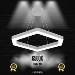 COMETA - Modern LED Avize Gri Kasa - 6500K - Beyaz Işık