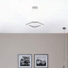 COMETA - Modern LED Avize Gri Kasa - 6500K - Beyaz Işık