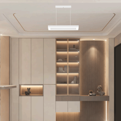 MESITA - Modern LED Avize Siyah Kasa - 3000K - Sarı Işık