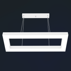MESITA - Modern LED Avize Siyah Kasa - 3000K - Sarı Işık