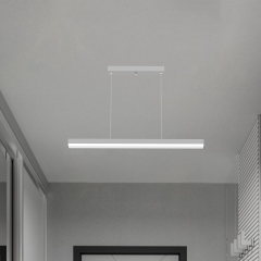 MAGRO - Modern LED Avize 120 cm - Gri Kasa - 4000K - Gün Işığı