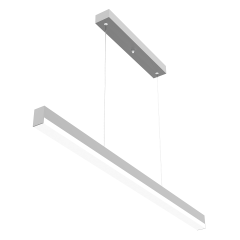 MAGRO - Modern LED Avize 120 cm - Gri Kasa - 3000K - Sarı Işık