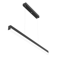 MAGRO - Modern LED Avize 120 cm - Siyah Kasa - 6500K - Beyaz Işık