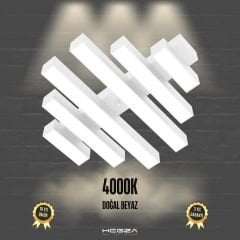 PARRILLA - Plafonyer LED Avize Beyaz Kasa - 4000K - Gün Işığı