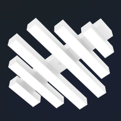 PARRILLA - Plafonyer LED Avize Beyaz Kasa - 4000K - Gün Işığı