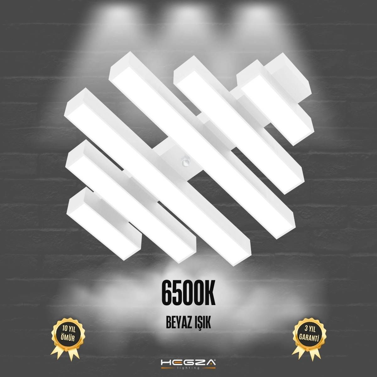 PARRILLA - Plafonyer LED Avize Beyaz Kasa - 6500K - Beyaz Işık