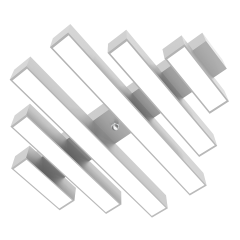 PARRILLA - Plafonyer LED Avize Gri Kasa - 6500K - Beyaz Işık