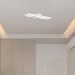 MELLIZO - Plafonyer LED Avize Gri Kasa - 4000K - Gün Işığı