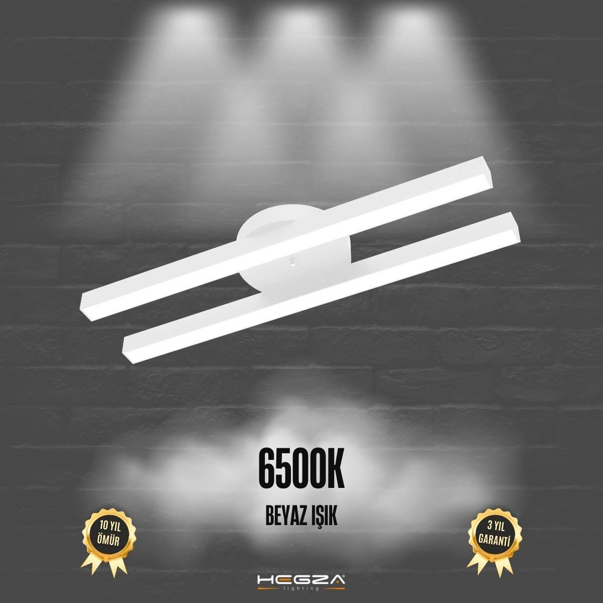 MELLIZO - Plafonyer LED Avize Beyaz Kasa - 6500K - Beyaz Işık