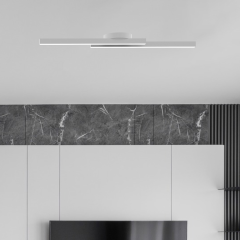 MAREA - Plafonyer LED Avize Siyah Kasa - 6500K - Beyaz Işık