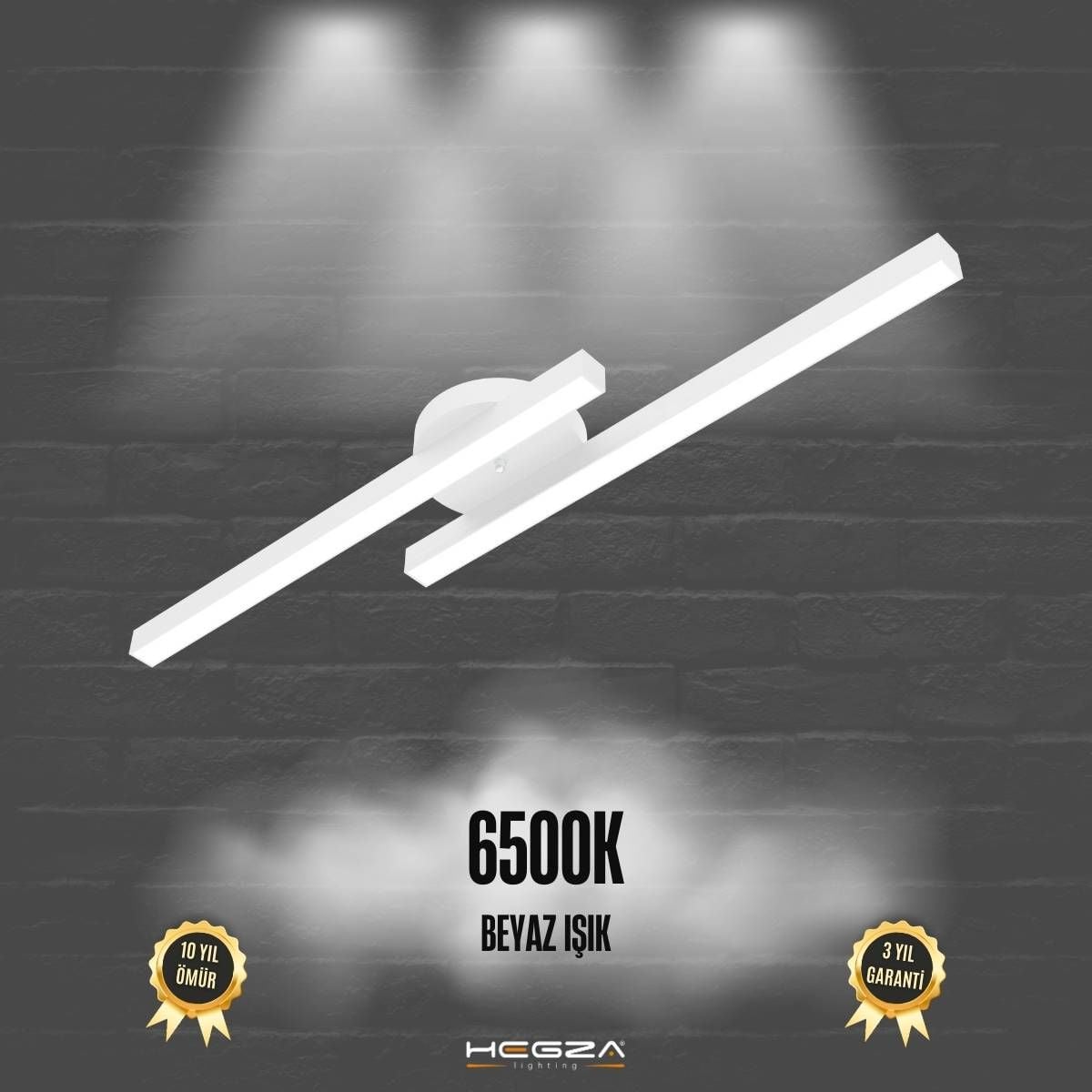 MAREA - Plafonyer LED Avize Beyaz Kasa - 6500K - Beyaz Işık