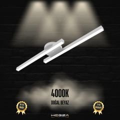 MAREA - Plafonyer LED Avize Gri Kasa - 4000K - Gün Işığı