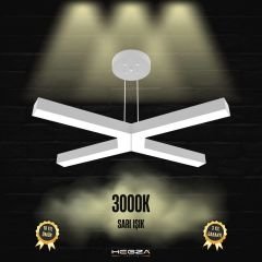 BAMBINO - Modern LED Avize Gri Kasa - 3000K - Sarı Işık