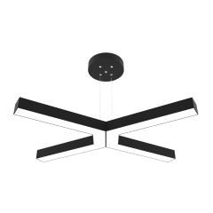 BAMBINO - Modern LED Avize Siyah Kasa - 4000K - Gün Işığı