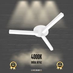 ADMIRA - Plafonyer LED Avize Beyaz Kasa - 4000K - Gün Işığı