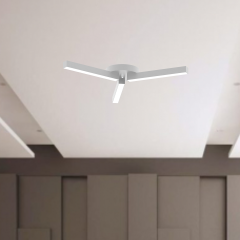 ADMIRA - Plafonyer LED Avize Gri Kasa - 4000K - Gün Işığı