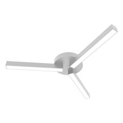 ADMIRA - Plafonyer LED Avize Gri Kasa - 4000K - Gün Işığı