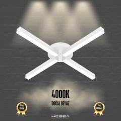 MOLINO - Plafonyer LED Avize Beyaz Kasa - 4000K - Gün Işığı