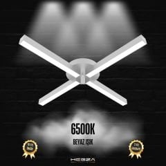 MOLINO - Plafonyer LED Avize Gri Kasa - 6500K - Beyaz Işık