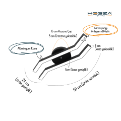 PESCA - Plafonyer LED Avize