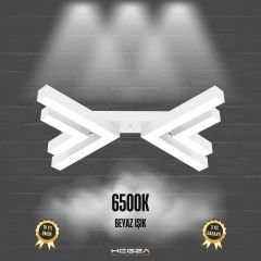 OSSO - Plafonyer LED Avize Beyaz Kasa - 6500K - Beyaz Işık