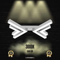 OSSO - Plafonyer LED Avize Gri Kasa - 3000K - Sarı Işık