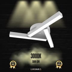 MIRADOR - Plafonyer LED Avize Gri Kasa - 3000K - Sarı Işık