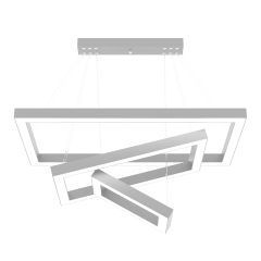 HERMANO - Modern LED Avize Gri Kasa - 4000K - Gün Işığı