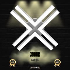 TIMON - Plafonyer LED Avize Gri Kasa - 3000K - Sarı Işık