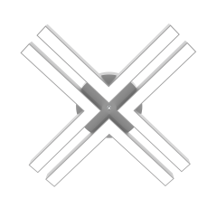 TIMON - Plafonyer LED Avize Gri Kasa - 6500K - Beyaz Işık