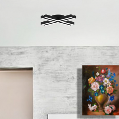 TIMON - Plafonyer LED Avize Siyah Kasa - 6500K - Beyaz Işık